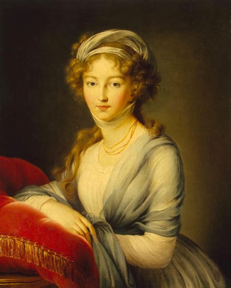 1798 Empress Elizaveta Alekseievna by Élisabeth Louise Vigée Lebrun ...