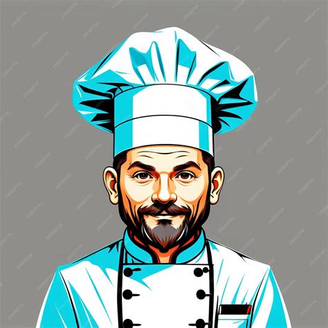 Premium Photo Vector Chef Character Design