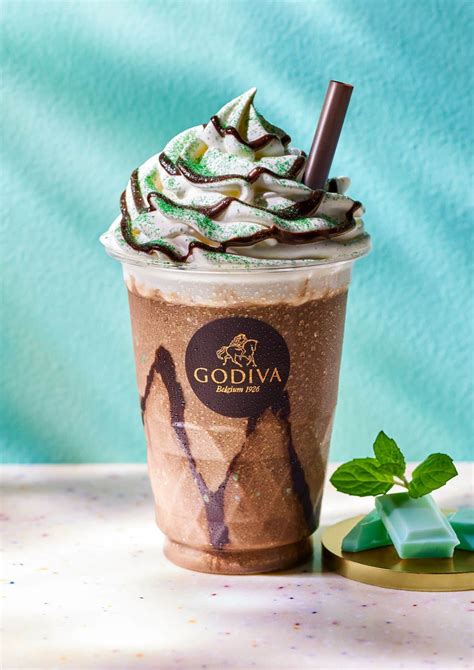 Godiva Chocolixer Choco Mint Refreshing Chocolate Drink Green Silver