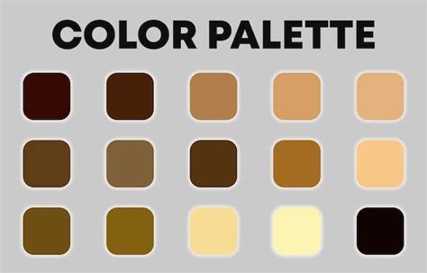 What Colour palette is tan?