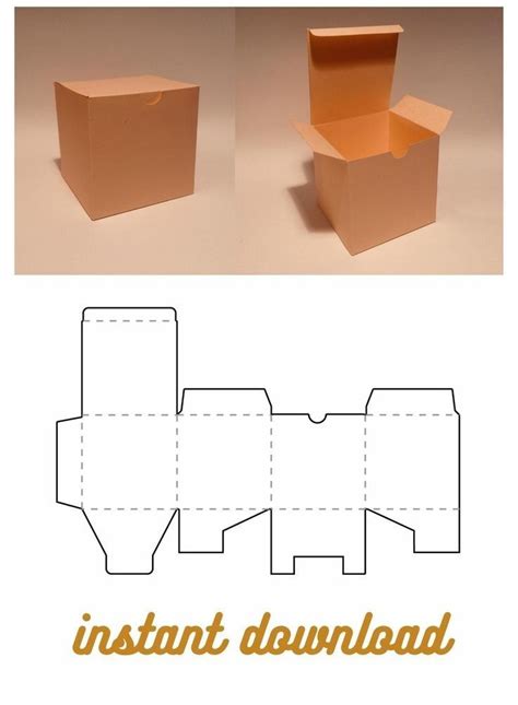 Box Templates Printable Free Diy Gift Box Template Paper Box Template