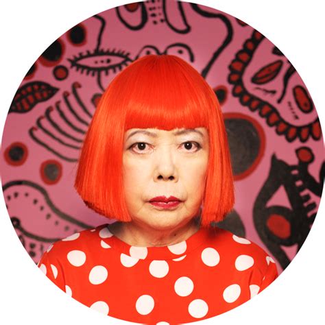 Kusama Circle Portrait Yayoi Kusama Infinity Mirrors