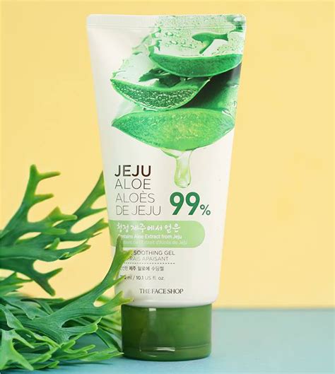 Gel D Ng Da Nha Am The Face Shop Jeju Aloe Fresh Soothing