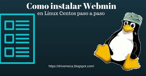 Como Instalar Webmin En Linux Centos Paso A Paso VideoJuegos Y Open