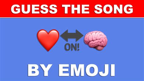 GUESS THE SONG BY EMOJI 6 YouTube