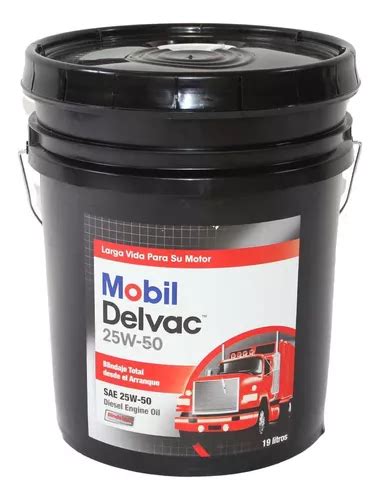 Aceite Motor Mobil Delvac 25w50 19 Lts Cuotas Sin Interés