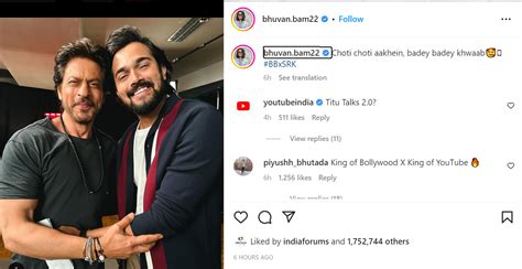 Bhuvan Bam Seen With Shahrukh Khan Promo Video Of Pathan S OTT Release