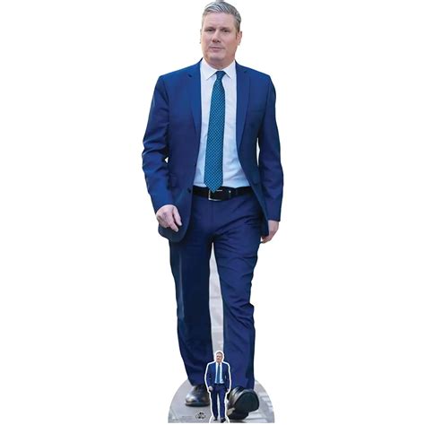 Keir Starmer Blue Suit British Politician Lifesize Mini Cardboard