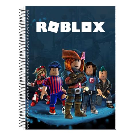 Caderno Mat Ria Roblox Personalizado Fls Shopee Brasil In