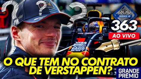 A CLÁUSULA POLÊMICA DE VERSTAPPEN F1 na AUSTRÁLIA Paddock GP 363