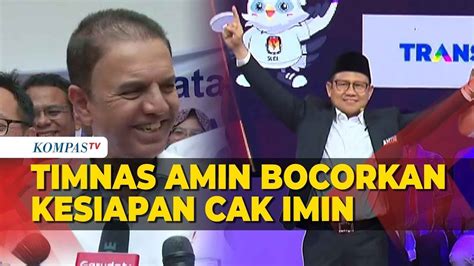 Timnas Amin Bocorkan Kesiapan Cak Imin Jelang Debat Cawapres Youtube