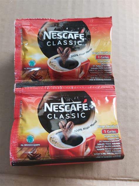 Nescafe Classic Sachet 2gr X 10sachet Lazada Indonesia