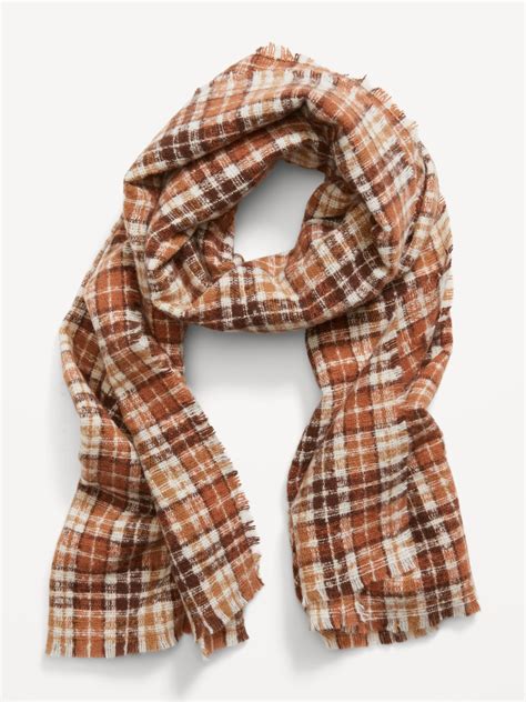 Plaid Flannel Scarf For Women Old Navy