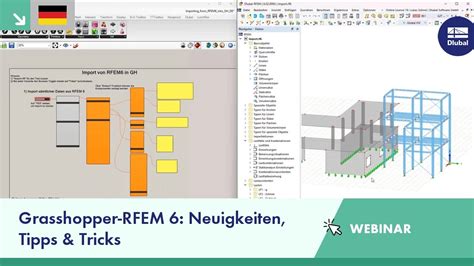 Grasshopper Rfem 6 Neuigkeiten Tipps And Tricks Youtube