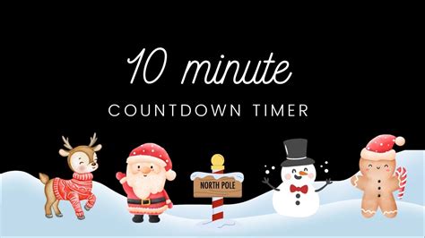 Christmas Countdown Timer 10 Minute Christmas Timer Classroom