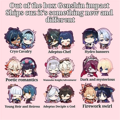 New Refreshing Genshin Impact Ships For 2023💞 In 2023 Cute Chibi