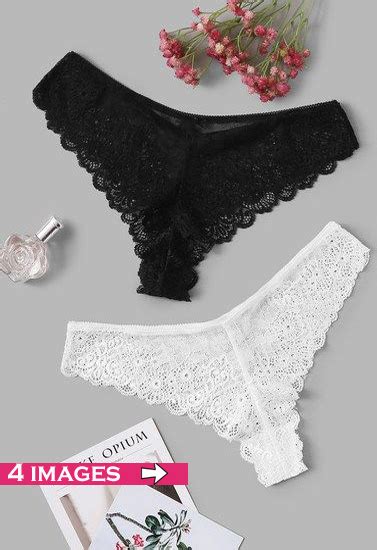 Snazzy Value Pack Of Black White Lace Hipster Buy Online India