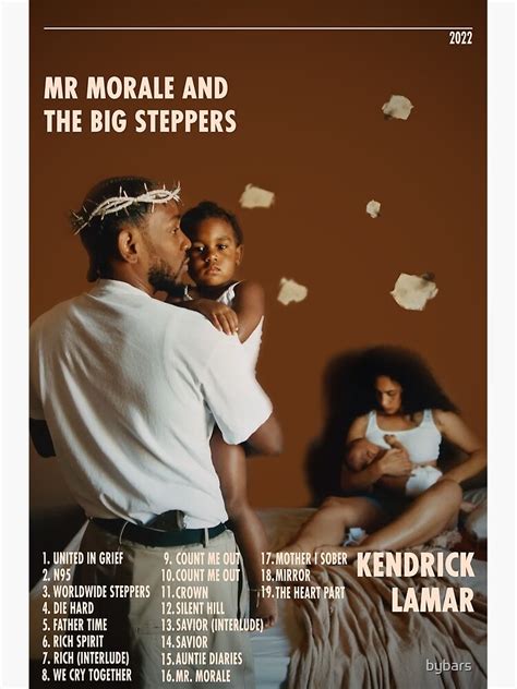 Mr Morale And The Big Steppers Kendrick Lamar Album Poster Poster Print Wall Art Home