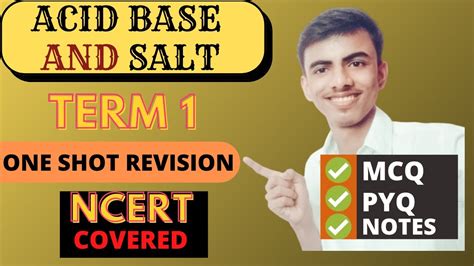 Acid Base And Salt Class 10 One Shot Revision Acid Base And Salt MCQ