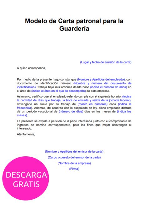 Todo Lo Que Necesitas Saber Sobre La Carta Laboral Para Guarder A En