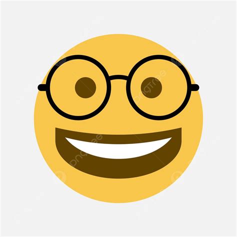 Smiley Face With Nerd Glasses