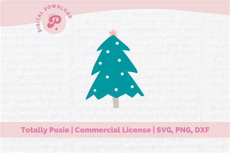 Christmas Tree Svg Merry Christmas Graphic By Totally Posie · Creative Fabrica