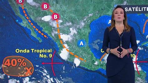 Clima Hoy M Xico De Julio De Canales De Baja Presi N