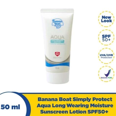 Jual Banana Boat Simply Protect Aqua Long Wearing Moisture Sunscreen