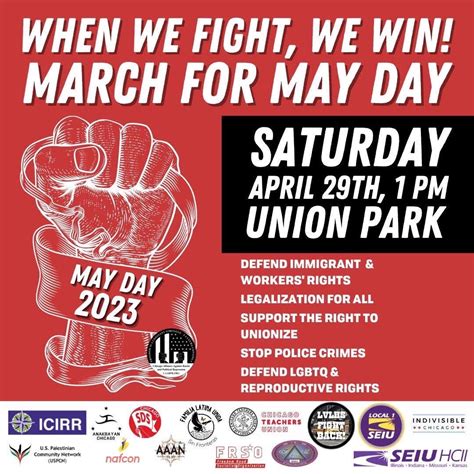 Chicago May Day Rally March April Wisconsin Bail Out The