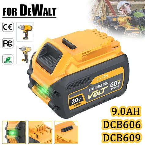 Bater A De Repuesto Para Taladro El Ctrico Dewalt FlexVolt 9000mAh 120V