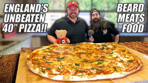 Beard Meats Food And I Take On Englands Biggest Undefeated 40 Inch