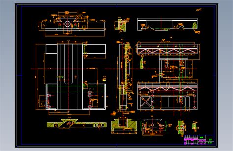 数控车床横向进给机构设计【27张cad图纸】autocad 2000模型图纸下载 懒石网