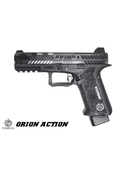 POSEIDON Poseidon Orion No 2 Action Airsoft GBB Pistol Black Polymer