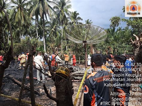 Si Jago Merah Lahap Habis Rumah Milik Muslem Warga Desa Teupin Kupula