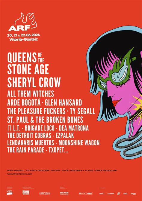 Azkena Rock Festival 2024 Con Queens Of The Stone Age Sheryl Crow Y