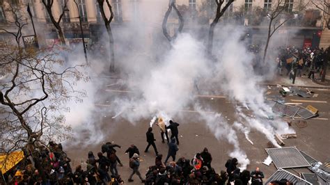 French Protests Turn Violent As Pensions Fury Rages