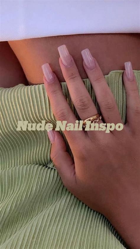 Nude Nail Inspo Neutral Nails Acrylic Acrylic Nails Coffin Short Neutral Nails