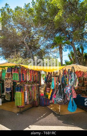 Punta Arabi Hippy Market At Es Canar On Ibiza Stock Photo Alamy