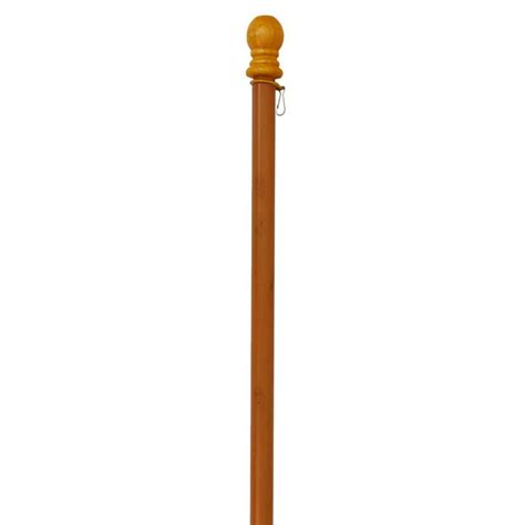 56 Pine Wooden Flag Pole With Plastic Sleeve