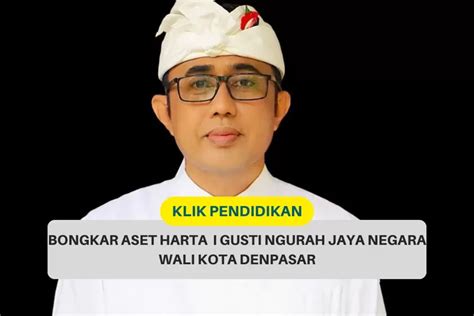 Inilah Sederet Aset Harta Kekayaan Wali Kota Denpasar I Gusti Ngurah