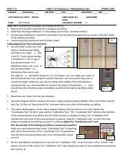 Phys S Lab Final Docx Phys Lab Air Resistance