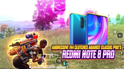 Aggressive 1v4 Clutches 💥 Fastest Android Player In Bgmi Ll Redmi Note