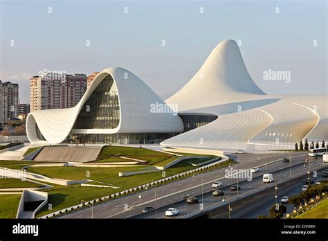 Heydar Alijev Cultural Centre Baku Azerbaijan Architect Zaha Stock