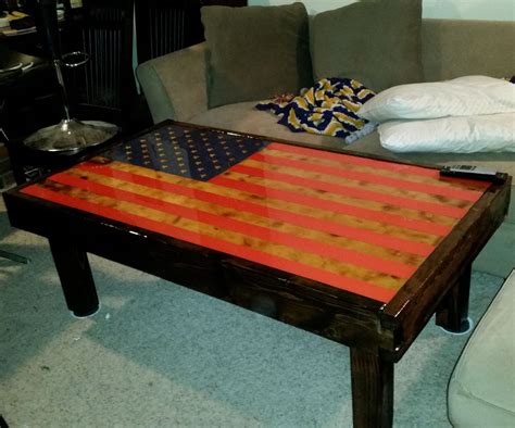 American Flag Coffee Table 10 Steps With Pictures Instructables