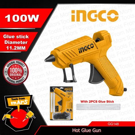 INGCO Corded High Temperature Hot Glue Gun Ø mm GG TOOLS FROM MARS IPTy b Lazada PH