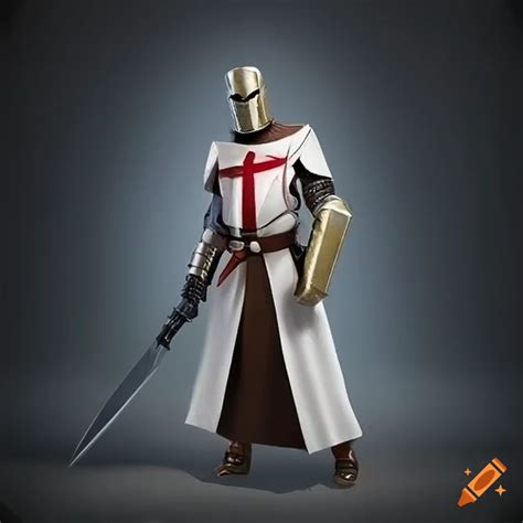 Fusion Of Nappa And Obi Wan Kenobi In Knight Armor With Sword On Craiyon