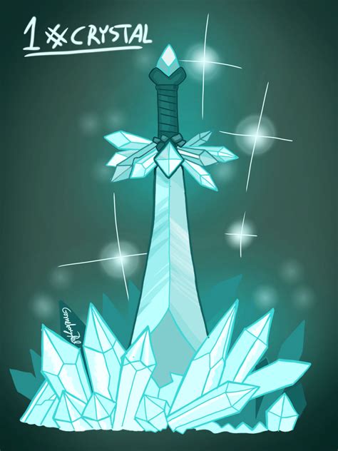 Swordtember 1. Crystal sword by gameboyred on DeviantArt