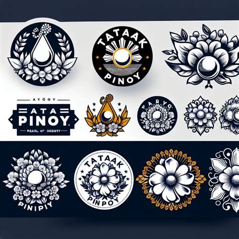 Diverse Tatak Pinoy Logos Pearl Of Orient Sampaguita Barot Saya
