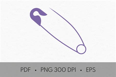 Open Safety Pin Flat Illustration Graphic By Stasylionet · Creative Fabrica