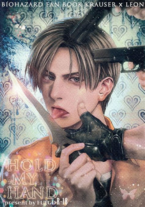 Resident Evil Yaoi Doujinshi Hold My Hand Krauser X Leon Resident